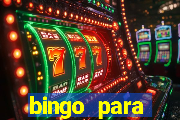 bingo para despedida de solteira para imprimir